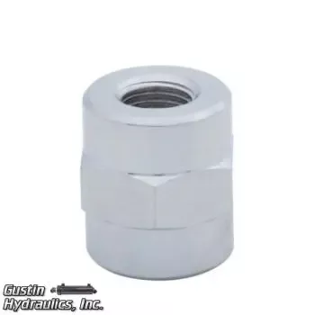 BVA FT102 FITTING COUPLING REDUCING 1/4"-18 NPTF X 3/8"-18 NPTF 10,000 PSI
