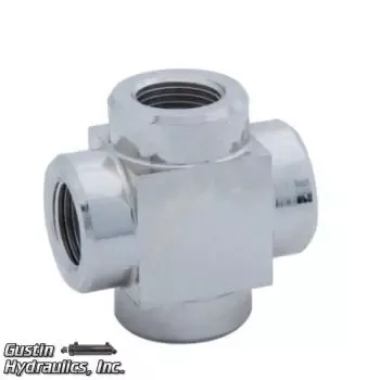 BVA FT106 FITTING TEE 3/8"-18 NPTF 10,000 PSI