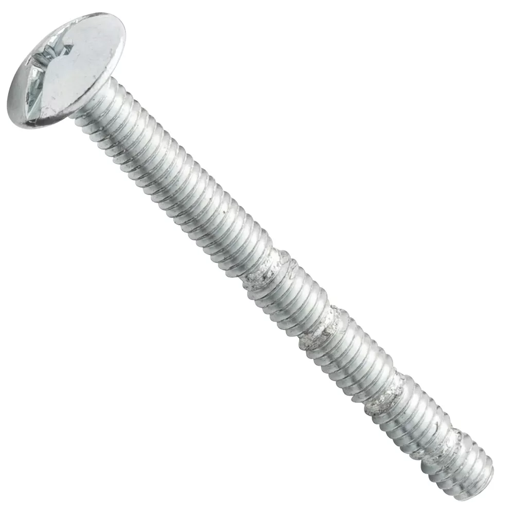 Centerline 8-32 x 1-3/4'' Truss Head Slot/Phillips Break-Away Machine Screws for Pulls and Knobs, Zinc, 40-Pack