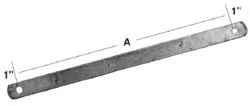 CHANCE 7126 BRACE, CROSSARM, FLAT,