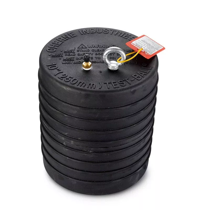 Cherne 041394 10" Test-Ball Plug, Single-Size Underground