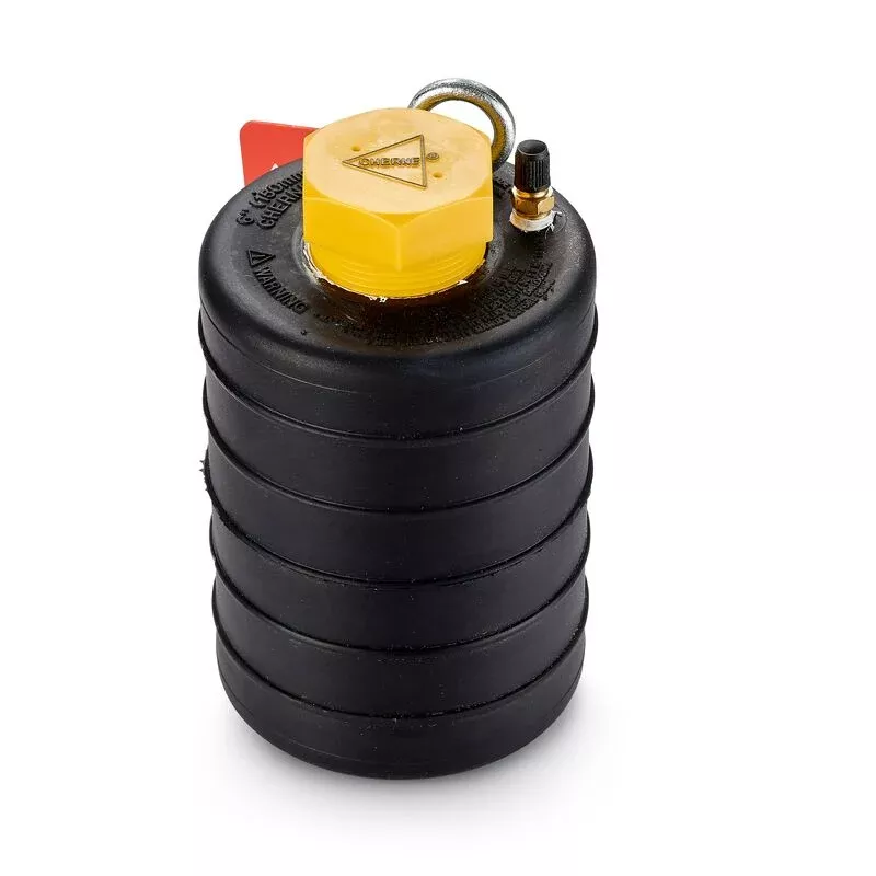 Cherne 262064 6 in. Single-Size Plumbing Muni-Ball Plug, 1-1/2" Bypass