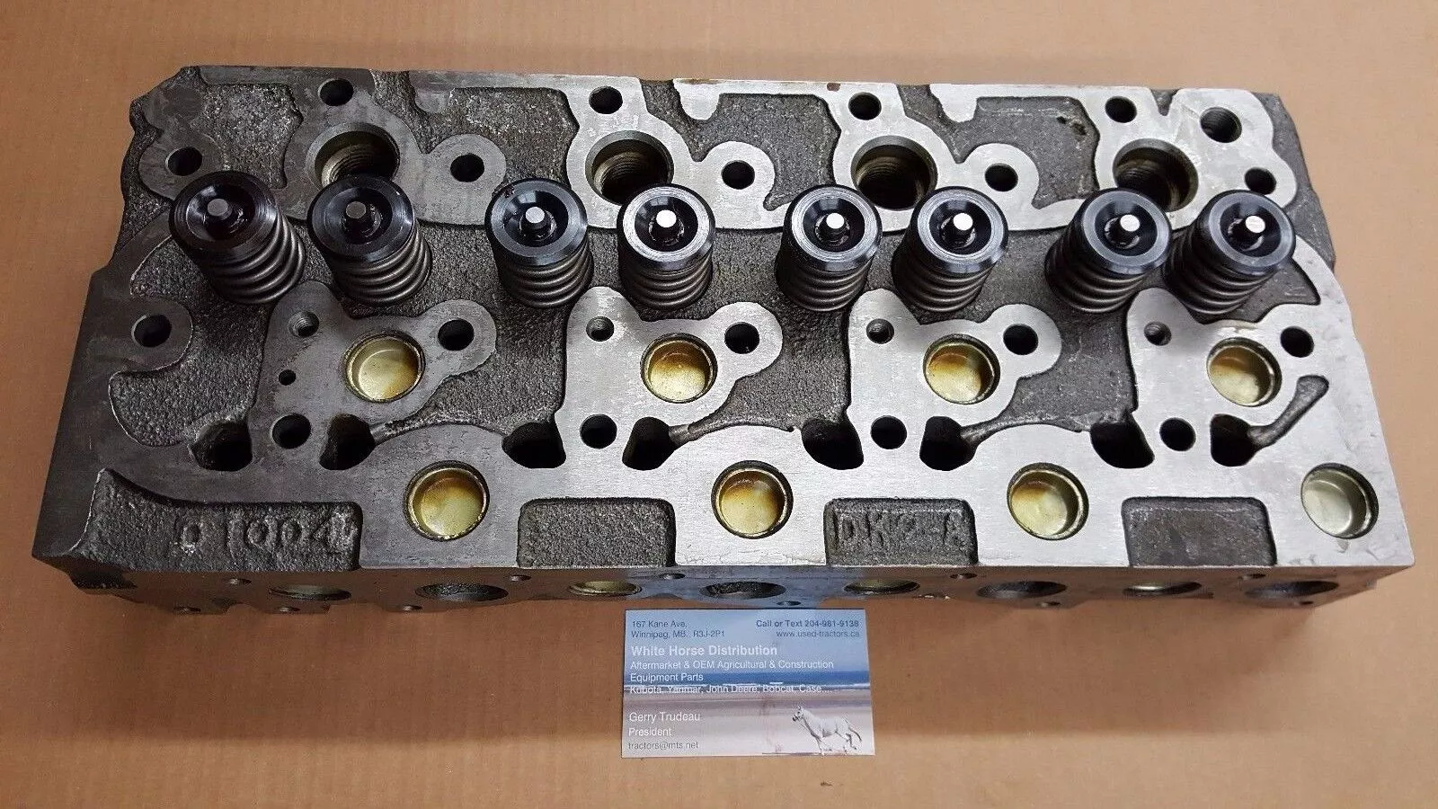 Complete Cylinder Head for Bobcat 733 "Kubota V1702" 6660966