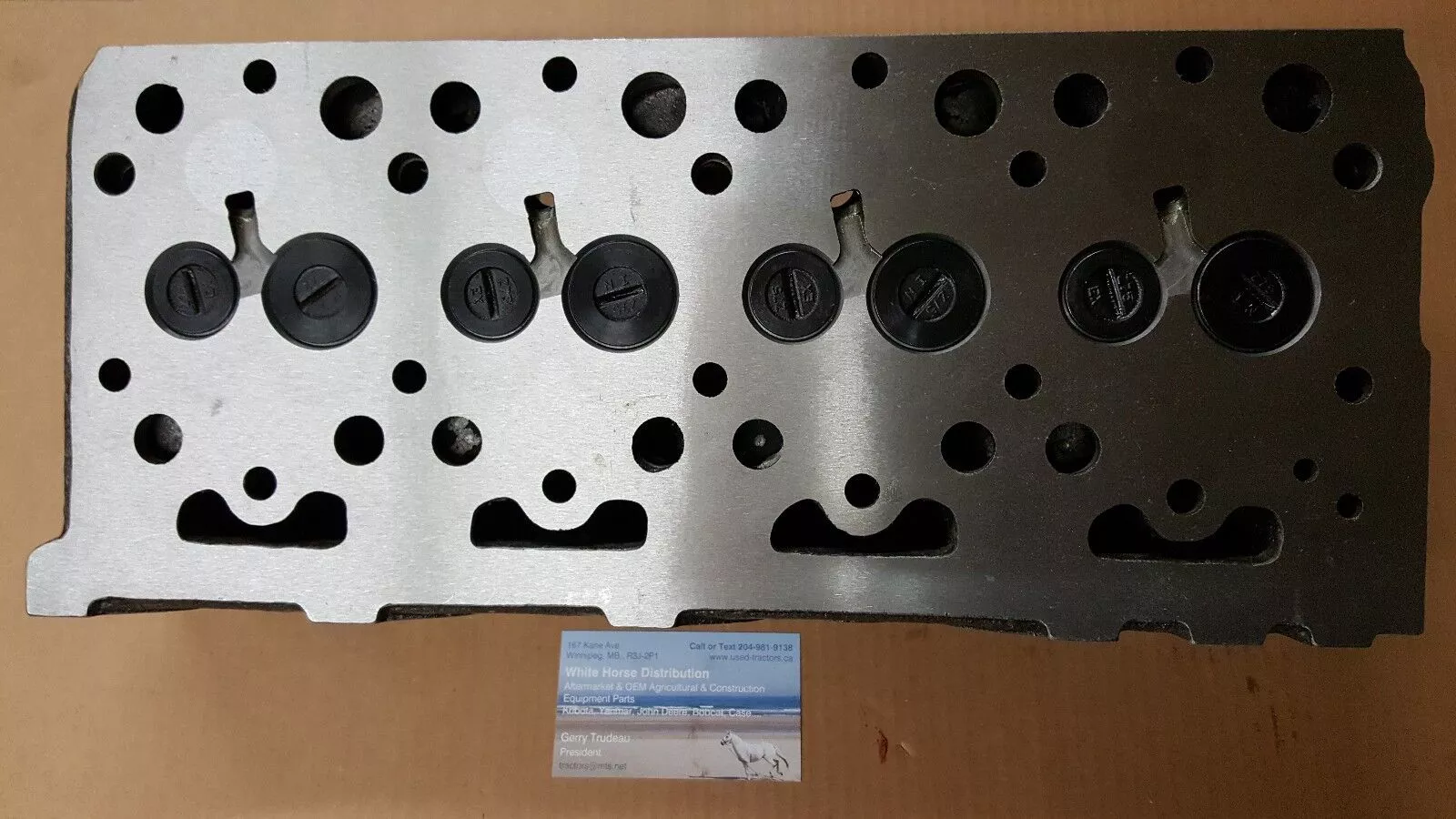 Complete Cylinder Head for Bobcat 743 "Kubota v1702" 6660966