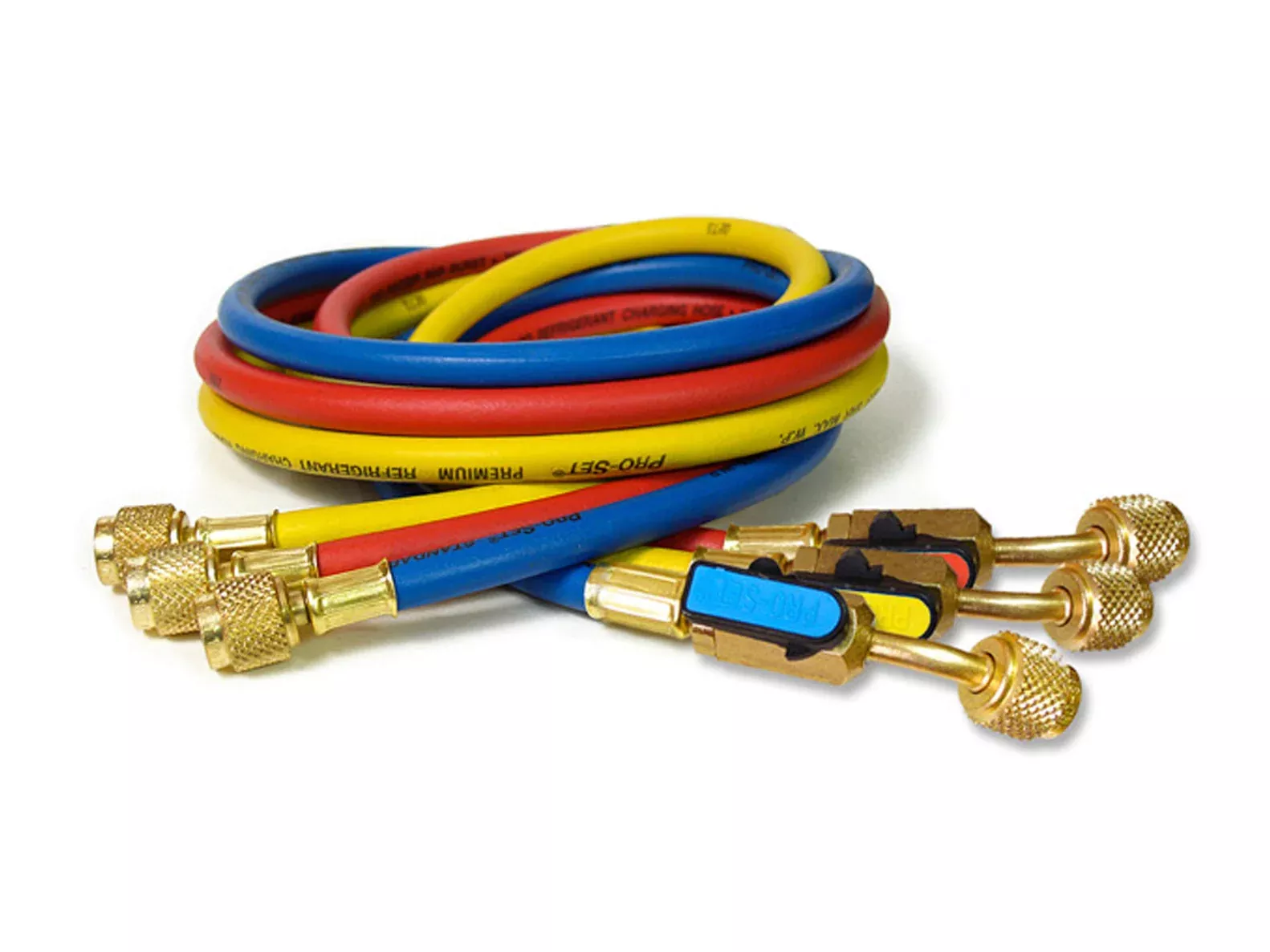 CPS Products HP5E 5 Ft. Premium Charging Hose 1/4" Hoses with 45° ball valve (3 Pack)