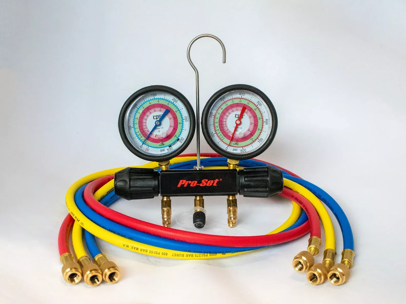 CPS Products MT2A7P5 Pro-Set Workingman 3-1/8" Manifold Gauge