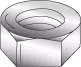 Cully 40145J 5/8"-11 Hex Nuts, Zinc