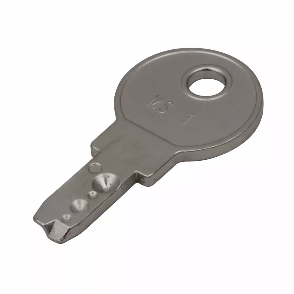 Cutler-Hammer M22-ES-MS1 M22 pushbutton extra key, M22 Modular Pushbutton Extra Key, 22.5 mm, MS1, IP66, NEMA 4X, 13