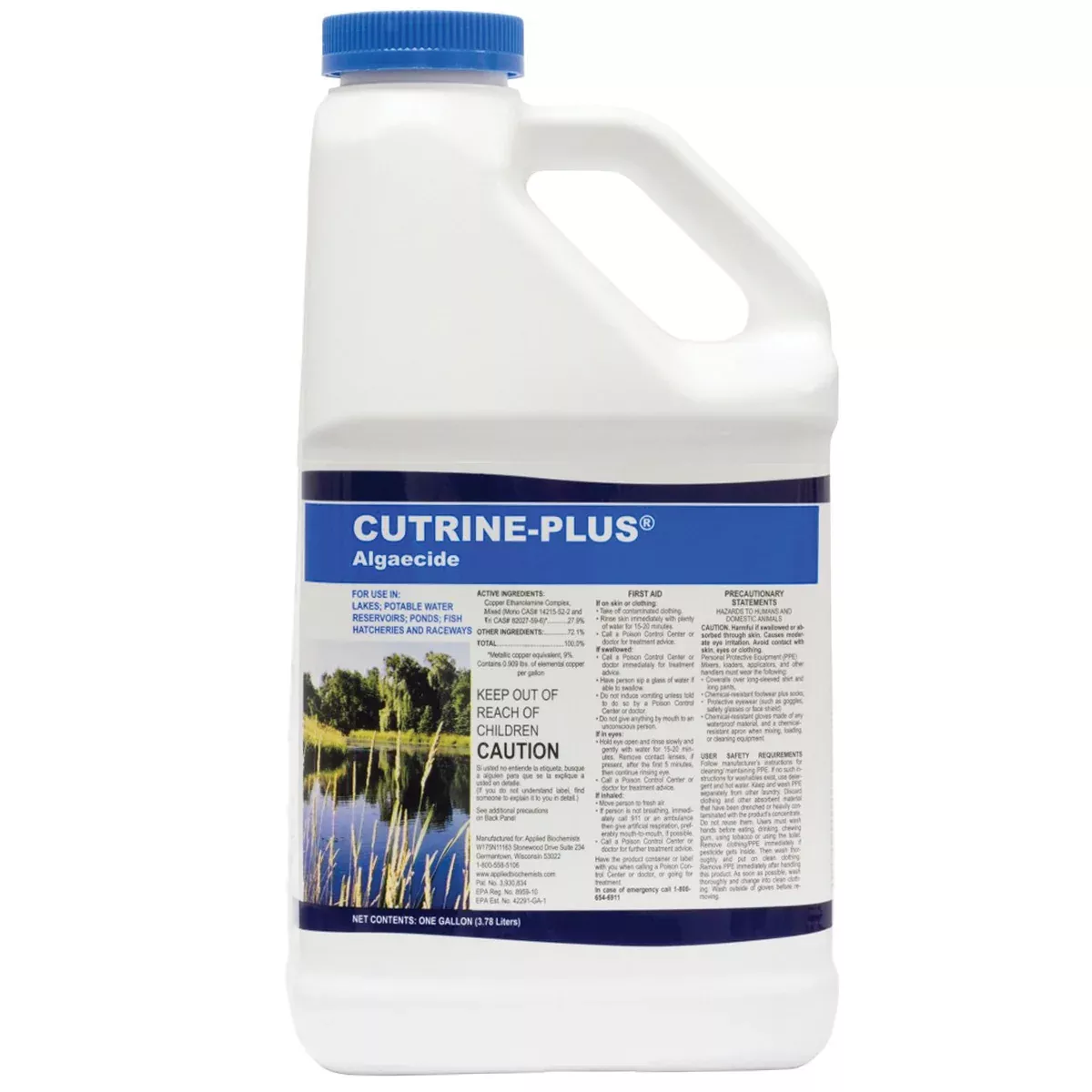 Cutrine Plus Algaecide Aquatic Herbicide 1 Gallon