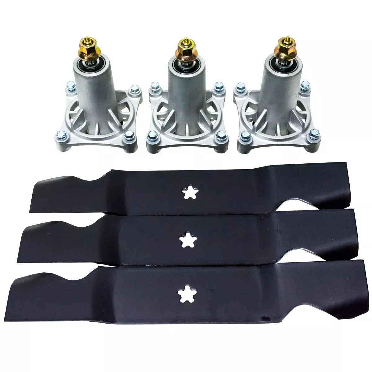 Deck Blade Spindle Kit for Husqvarna AYP Poulan 532187256 187256 187254 532187254 539112057 587125401 192870
