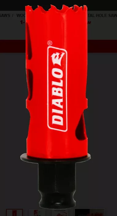 Diablo Tools DHS1125 1-1/8" Bi-Metal Hole Saw