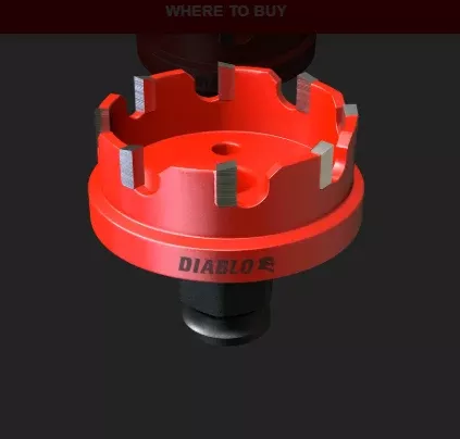 Diablo Tools DHS1750CF 1-3/4" Steel Demon™ Carbide Teeth Hole Cutter