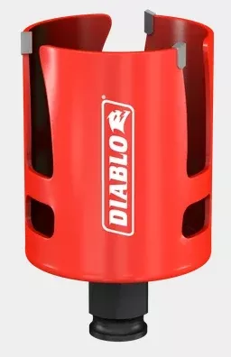 Diablo Tools DHS2250CTR 2-1/4" Demo Demon Carbide Teeth Rough-In Hole Saw
