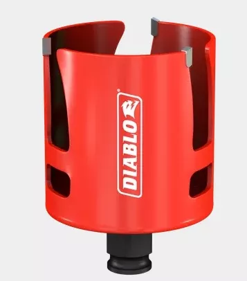Diablo Tools DHS2563CTR 2-9/16" Demo Demon Carbide Teeth Rough-In Hole Saw