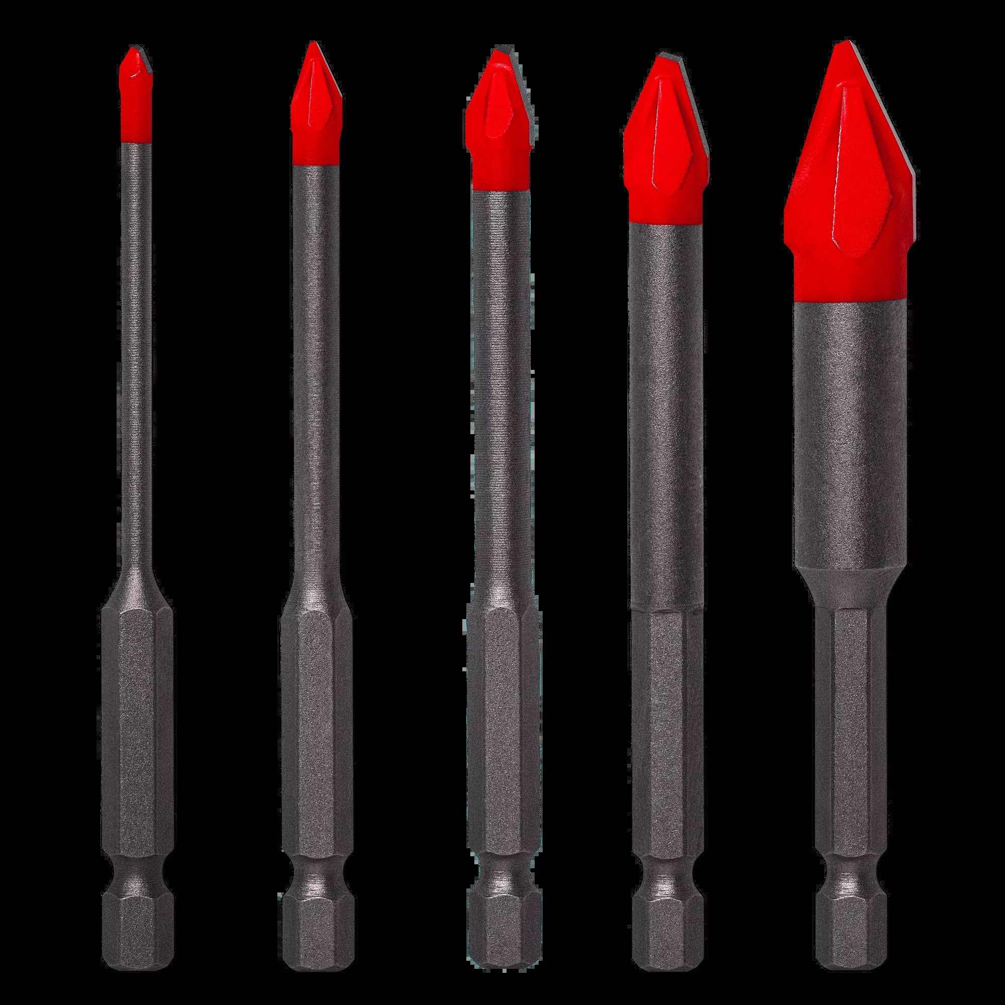 Diablo Tools DMANSP1070S Hard Tile & Stone Carbide Tipped Drill Bit Set (5-pc)