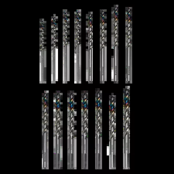 Diablo Tools DMD-S15T 15 pc Metal Demon™ Drill Bits Set for Mild, Hardened and Stainless Steels
