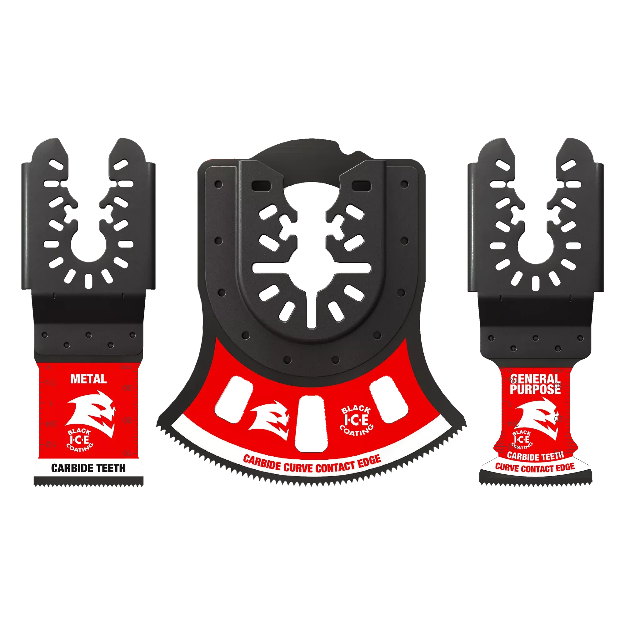 Diablo Tools DOU3CS Universal Fit Carbide Oscillating Blade Set (3-pc)