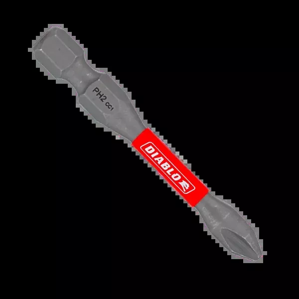 Diablo Tools DPH22P5 2" #2 Phillips Drive Bit (5-Pack)