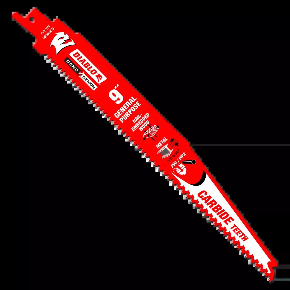 Diablo Tools DS0909CGP10 9 in. Carbide General Purpose Recip (10 pack)