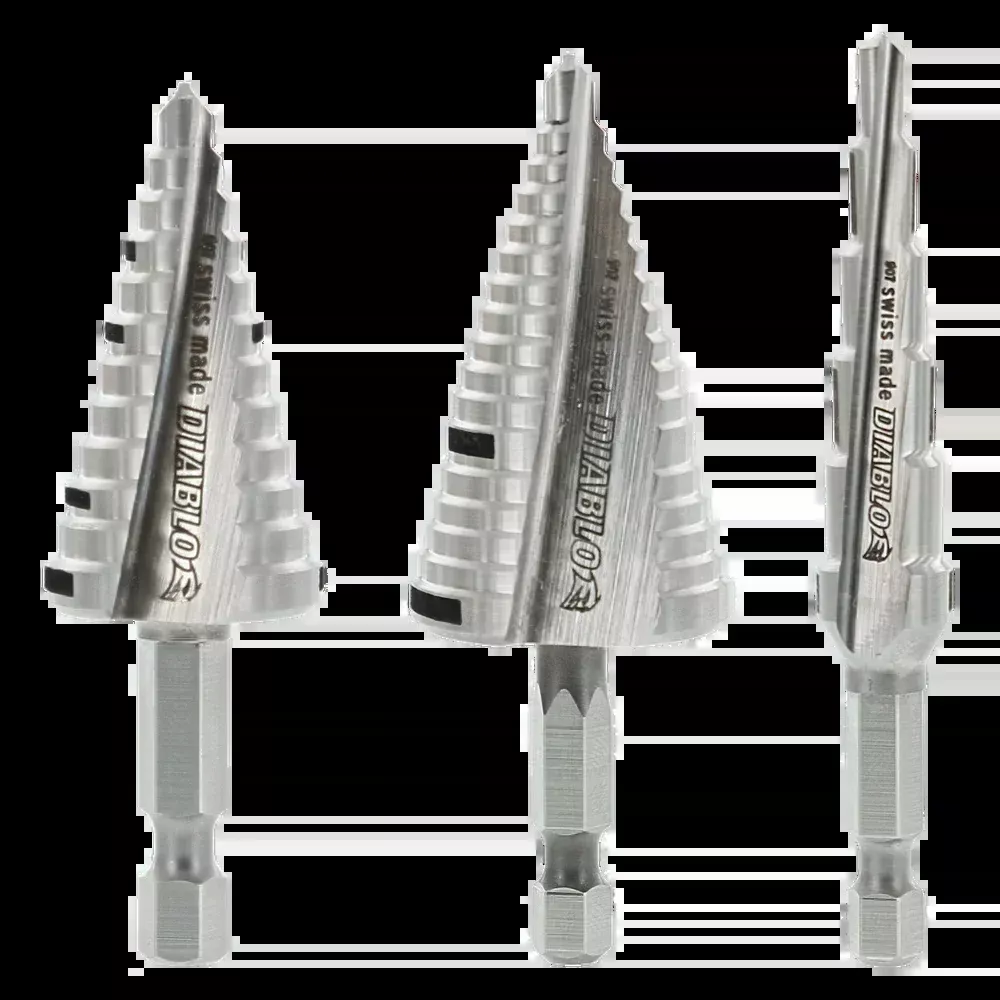 Diablo Tools DSDS003 Impact Strong Step Drill Bit Set