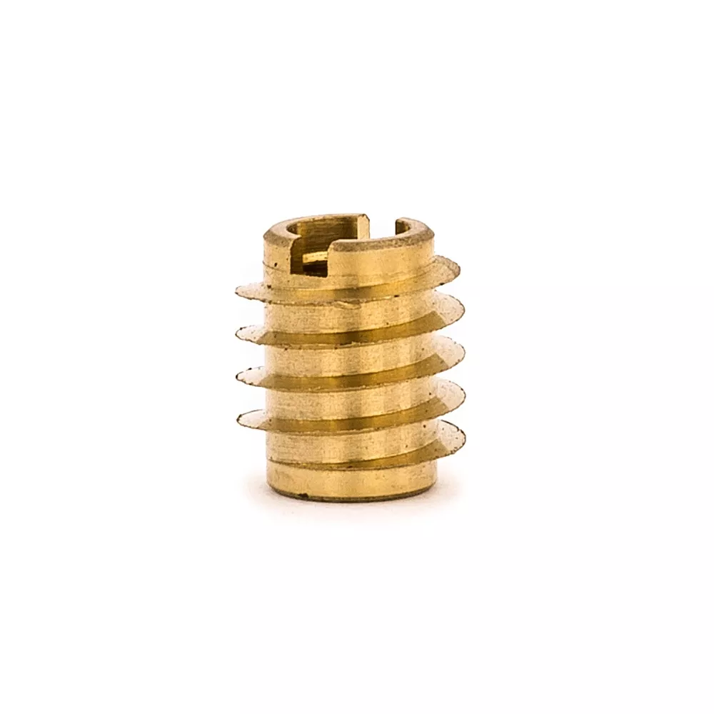 E-Z Knife Threaded Insert for Hard Wood - Brass - Pack of 25