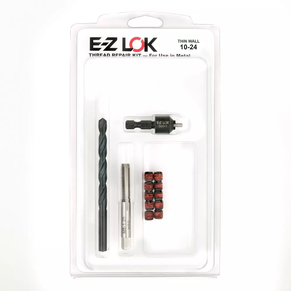 E-Z LOK Thread Repair Kit for Metal - Thin Wall - 10-24 x 5/16-18