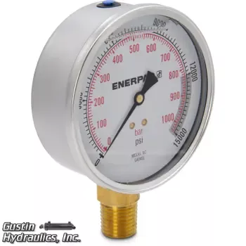 Enerpac-G4040L-4" Gauge, 0-15,000 PSI