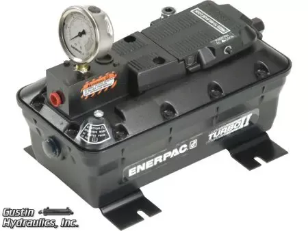 Enerpac PACG-5005SB Turbo II Pump, 5000 SAE, w/ Gauge, w/ Bracket