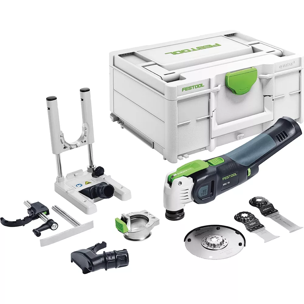 Festool Cordless Oscillating Multi-Tool Vecturo OSC 18 E-Basic-Set (576588), No Battery