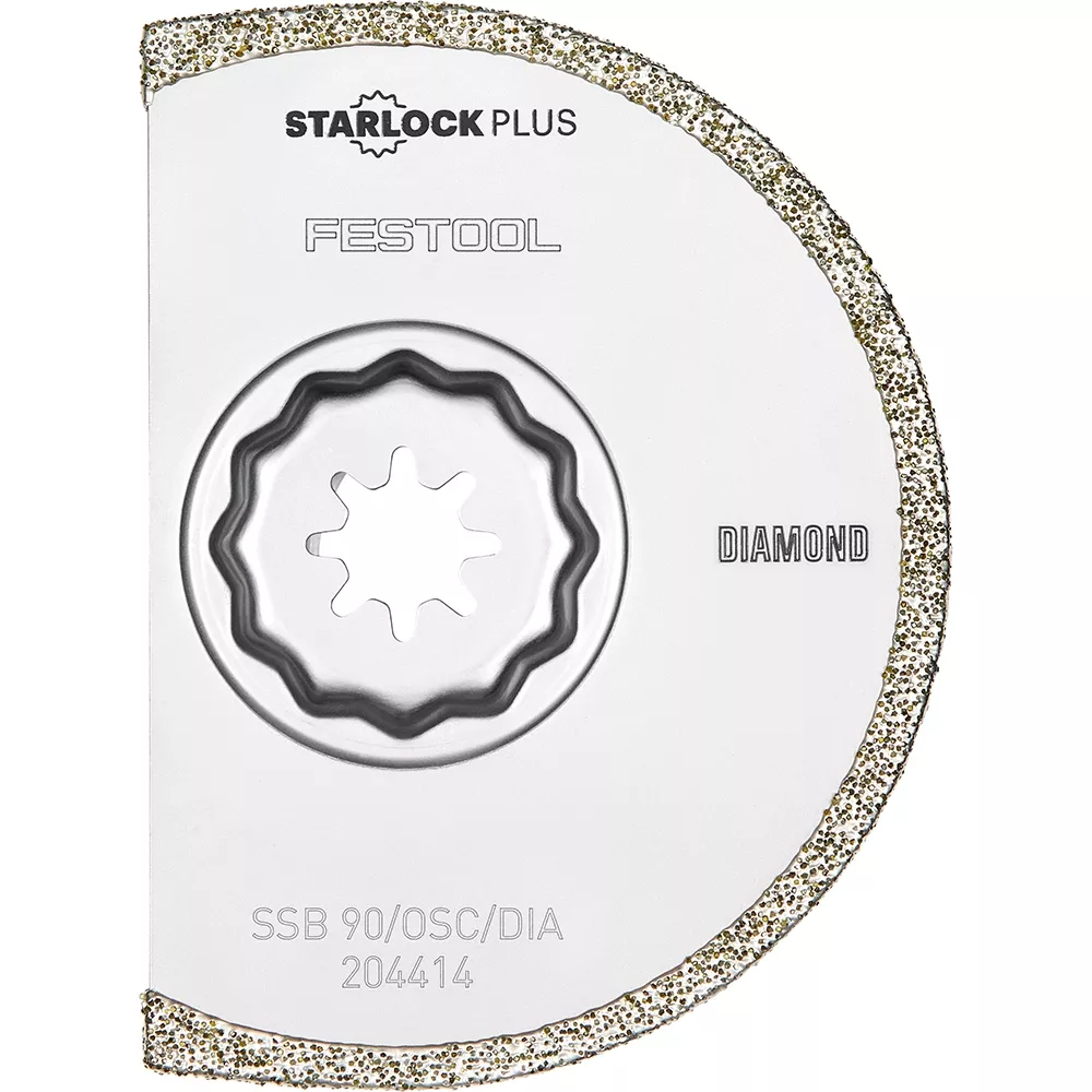 Festool Diamond Saw Blade for Oscillating Multi-Tool, SSB 90/OSC/DIA, 3-1/2'' Diameter (204414)