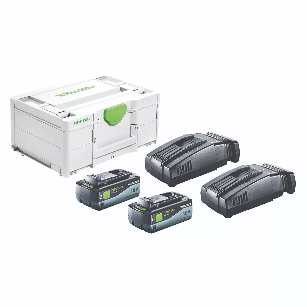 Festool Energy Set SYS 18V 2x8,0/2xSCA16 US (577328)