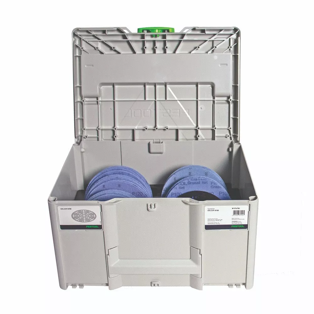Festool Granat Net Abrasive Systainer SYS3-STF D150 GR NET-Set (578147)
