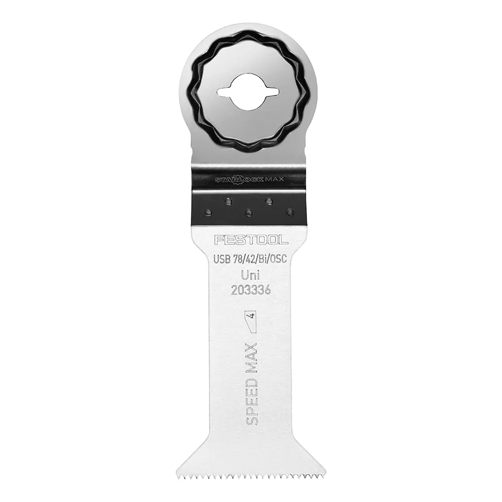 Festool Universal Saw Blade for Oscillating Multi-Tool, USB 78/42/Bi/OSC/5, 1-5/8''W x 3''L, 5-Pack (203336)