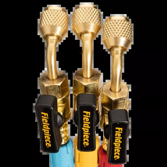 Fieldpiece HR3BM – 5/16″ Mini-Split Ball Valve Hose Set- 3 Pack