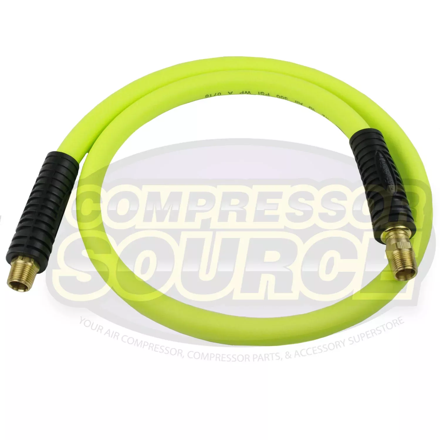 Flexzilla 1/2" x 4' FT Air Hose Whip With 3/8' MNPT Swivel HFZ1204YW3S