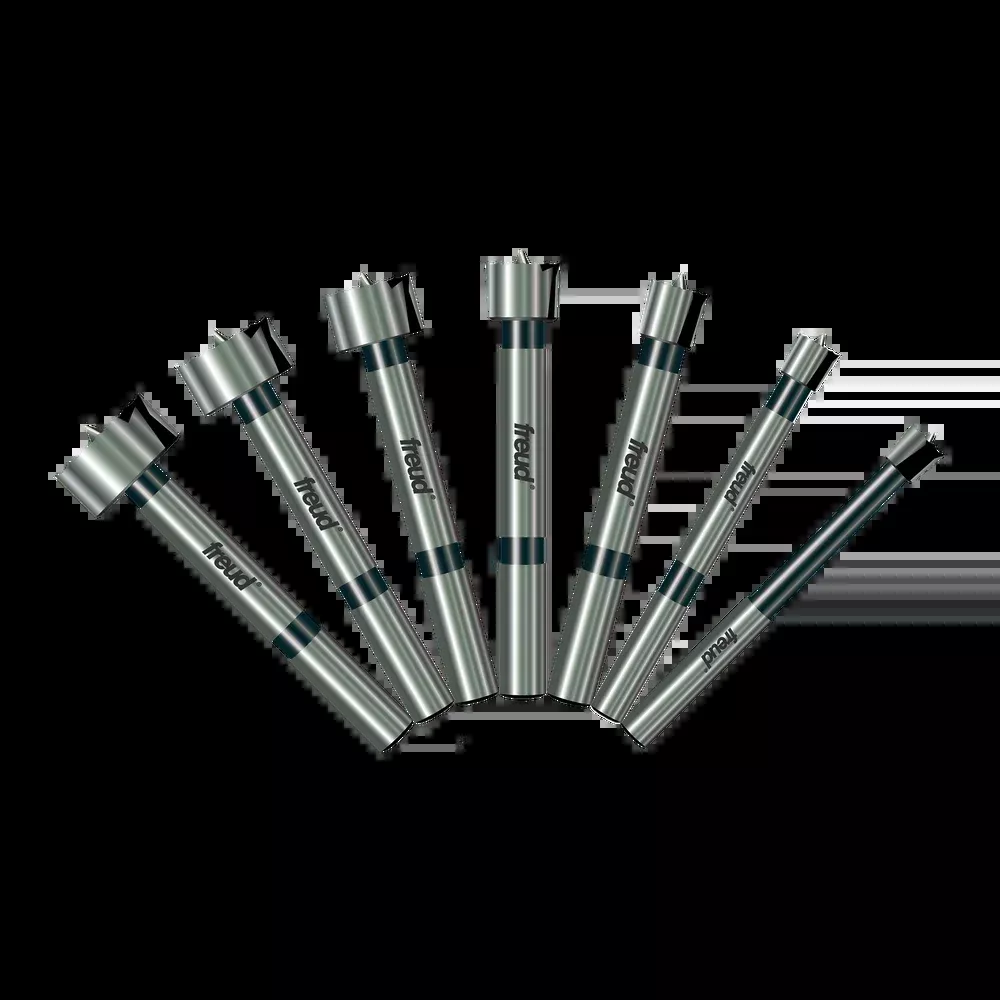 Freud PB-107B 1/4" to 1" 7 Pcs. Forstner Bit Set