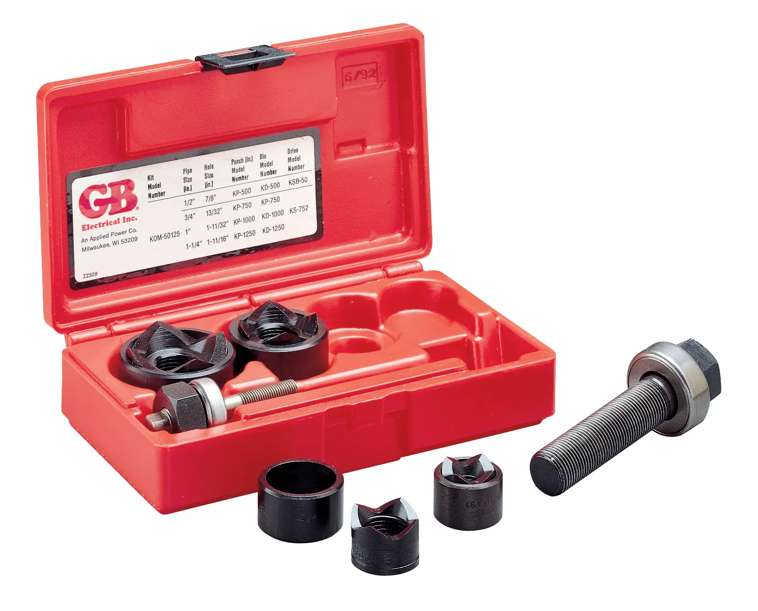 Gardner Be KOM50125 MECH. KNOCKOUT