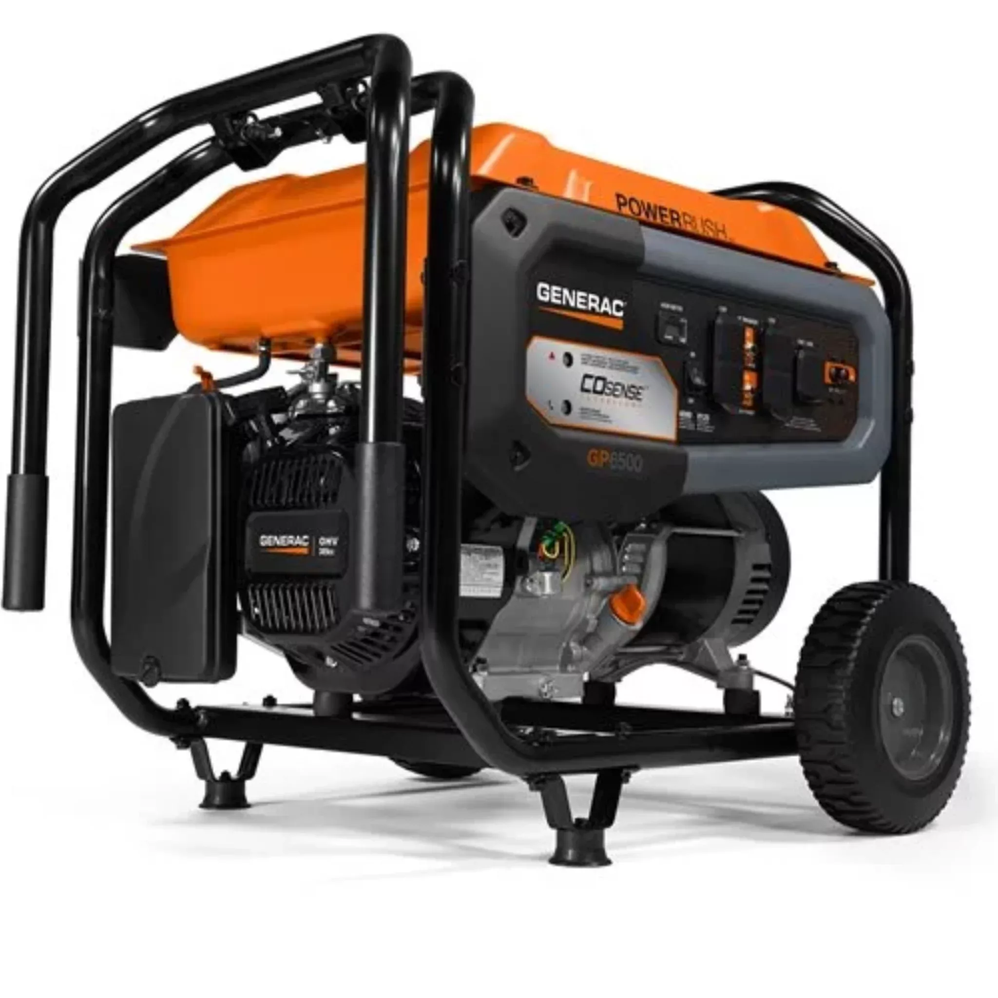 GENERAC 6500W Portable Generator w/Electric Start & COSense