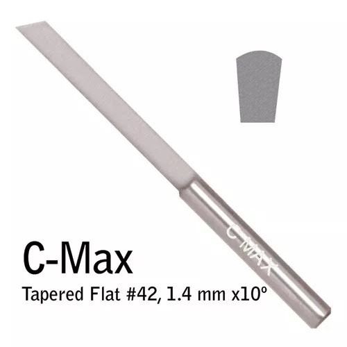 GRS C-Max Carbide Gravers - Tapered Flat
