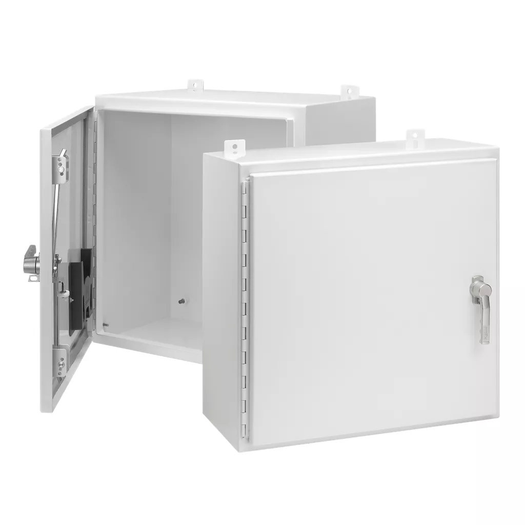 Hoffman A36H3012SSLP3PTW Painted White with 3-Point Latch, Type 4X, 36" x 30" x 12", White, Stainless Steel