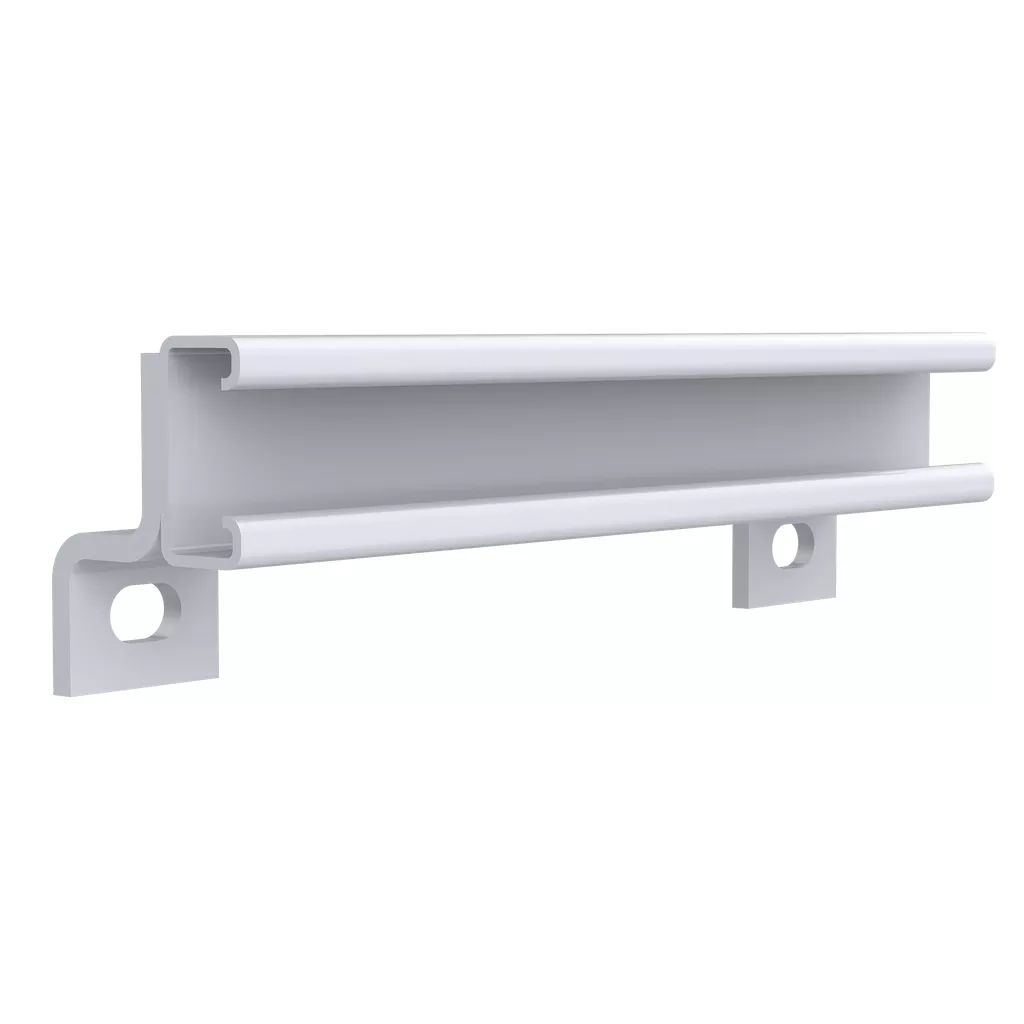 Hoffman A6JTMA Terminal Block Bracket Assemblies for Junction Boxes, fits 6", White, Steel