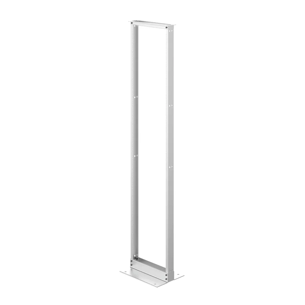 Hoffman EVR19FM51U 2-Post Open Frame Rack, 96" x 20.25" x 15", Aluminum
