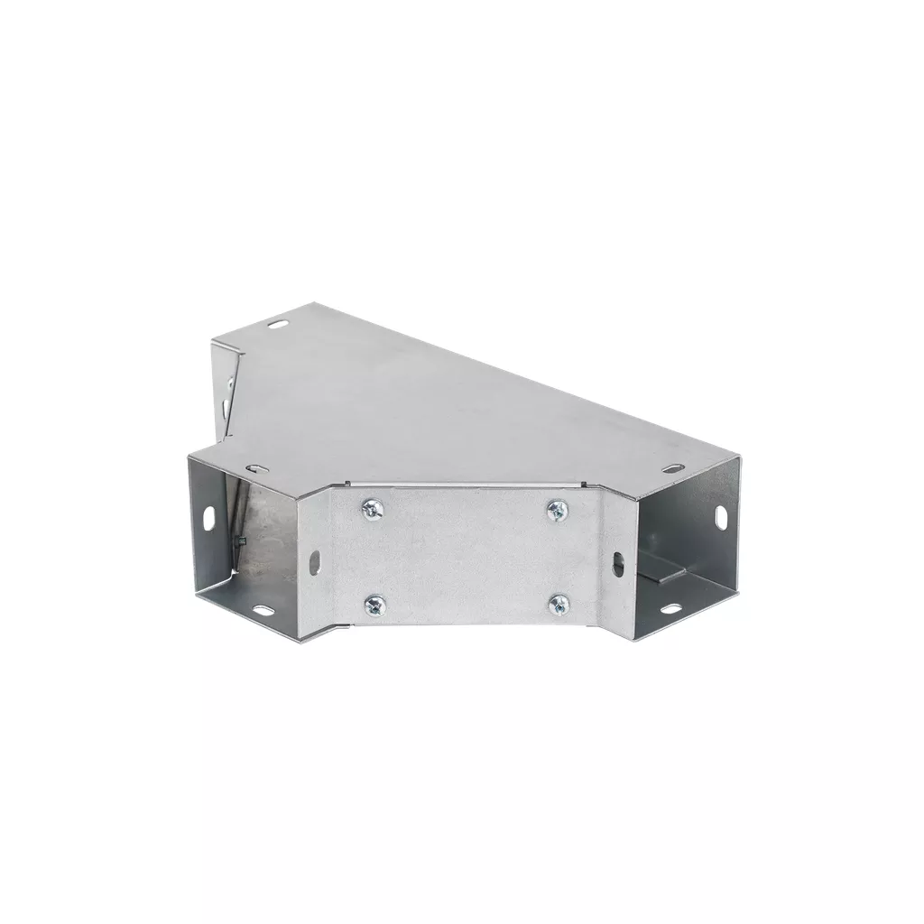Hoffman F66TGV Galvanized Sweep Tee, fits 6" x 6", Steel
