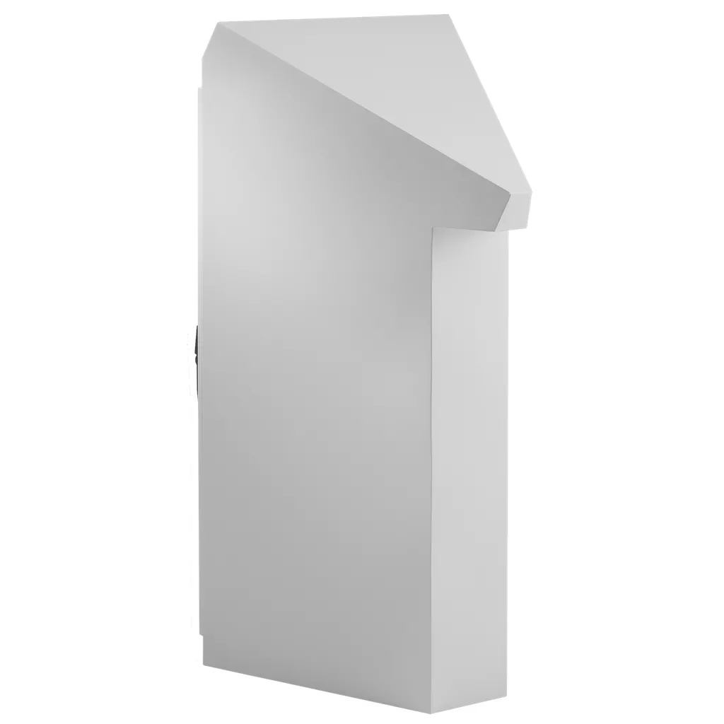 Hoffman PGLD45DC Wedge Consoles, Lt Gray, Steel