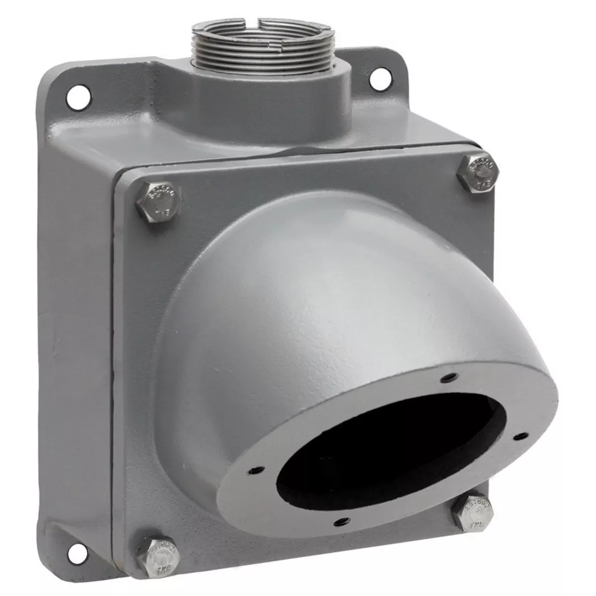 Hubbell MB2003W 2 Inch Metallic 45 Degrees 4-Way Pin and Sleeve Back Box