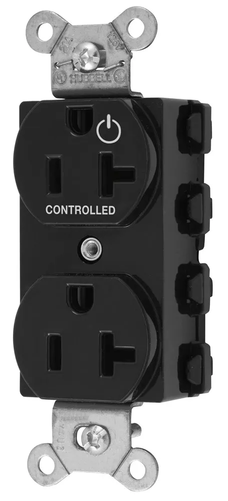 Hubbell SNAP5362C1BK SnapConnect 1/2 CONTROLLED 20A 125, BK