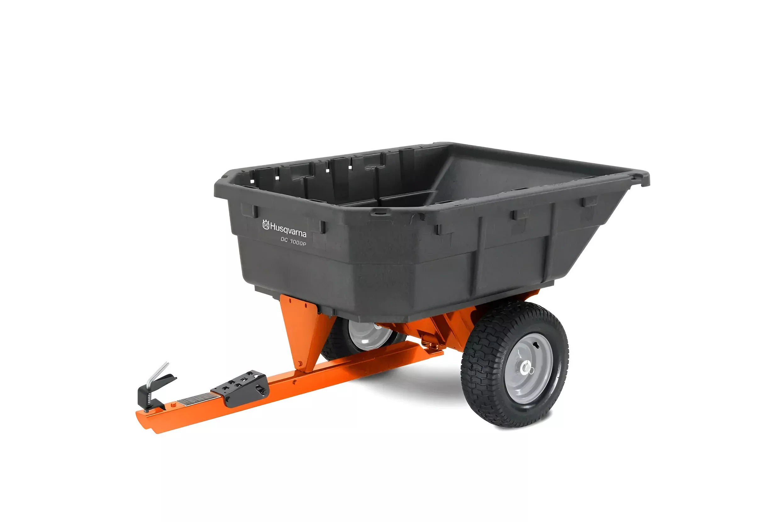 HUSQVARNA 12.5 cu. ft. Poly Swivel Utility Dump Cart 584401901