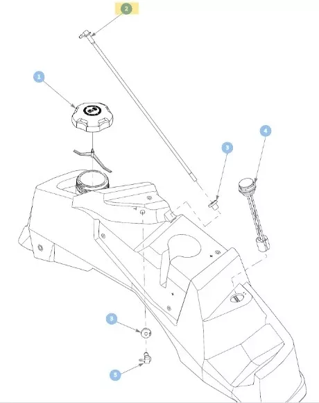 Hustler OEM 607149K Fuel Suction Tube Kit