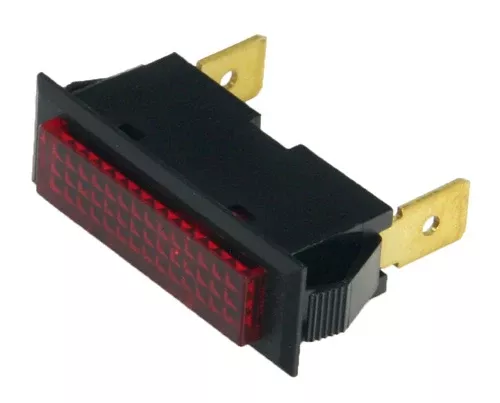 Hustler OEM 712257 M.I.L. Red Indicator Light Fits Hustler Trimstar, FasTrak, X-ONE, X-RIDE, Surfer PRO, Super S, Super SF, Super Z, Super Z HD, Super DZ, Super 88, Super 104.