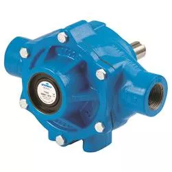 Hypro 1700C Cast Iron 5 Roller Sprayer Pump - 1" NPT Inlet & Outlet, 15/16" Solid Shaft